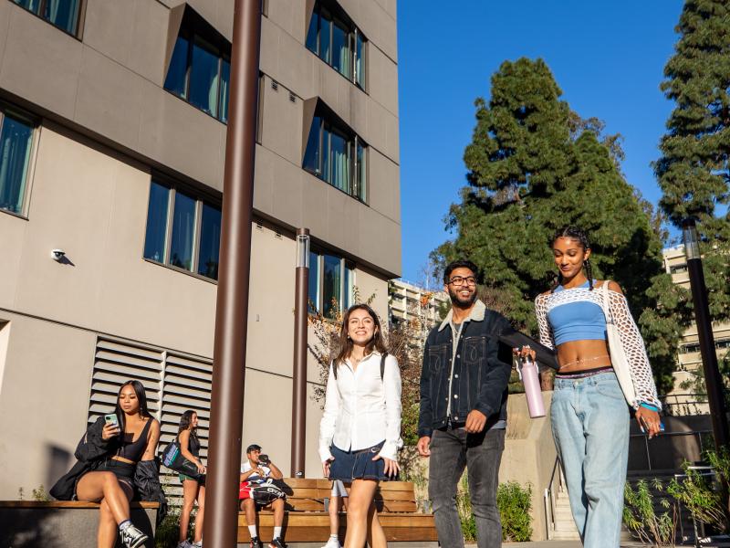 Students outdoors
